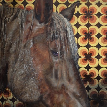 Beddington's horse, Oil on canvas, 2 x 2 m, 2020